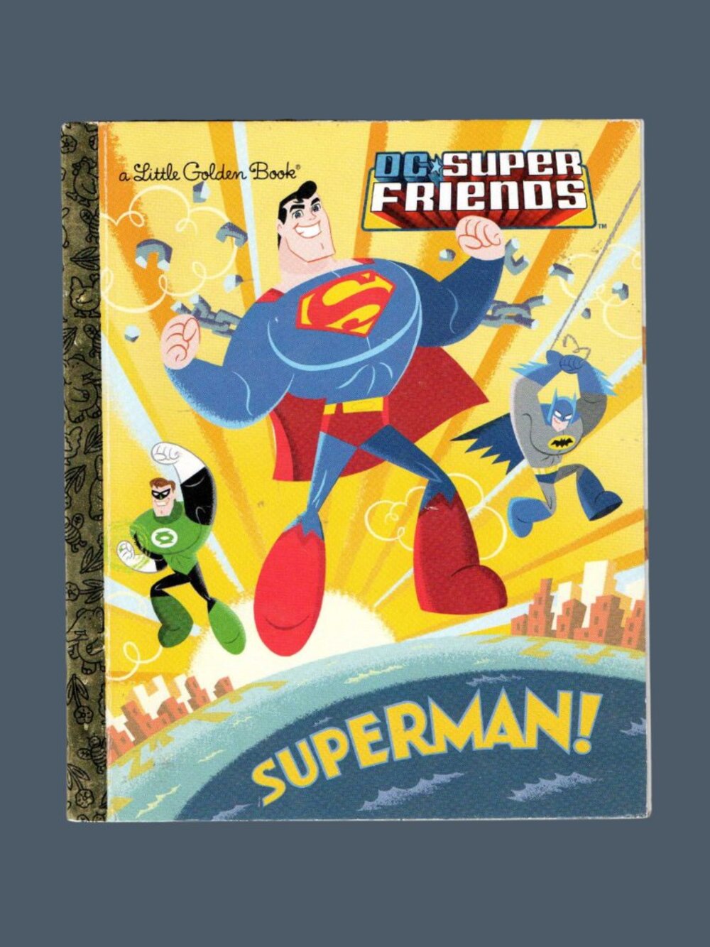 5/$20 Superman DC Super Friends Little Golden Book